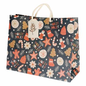 Funda De Regalo Navideño Merry Toys RECOPAPEL Mediana