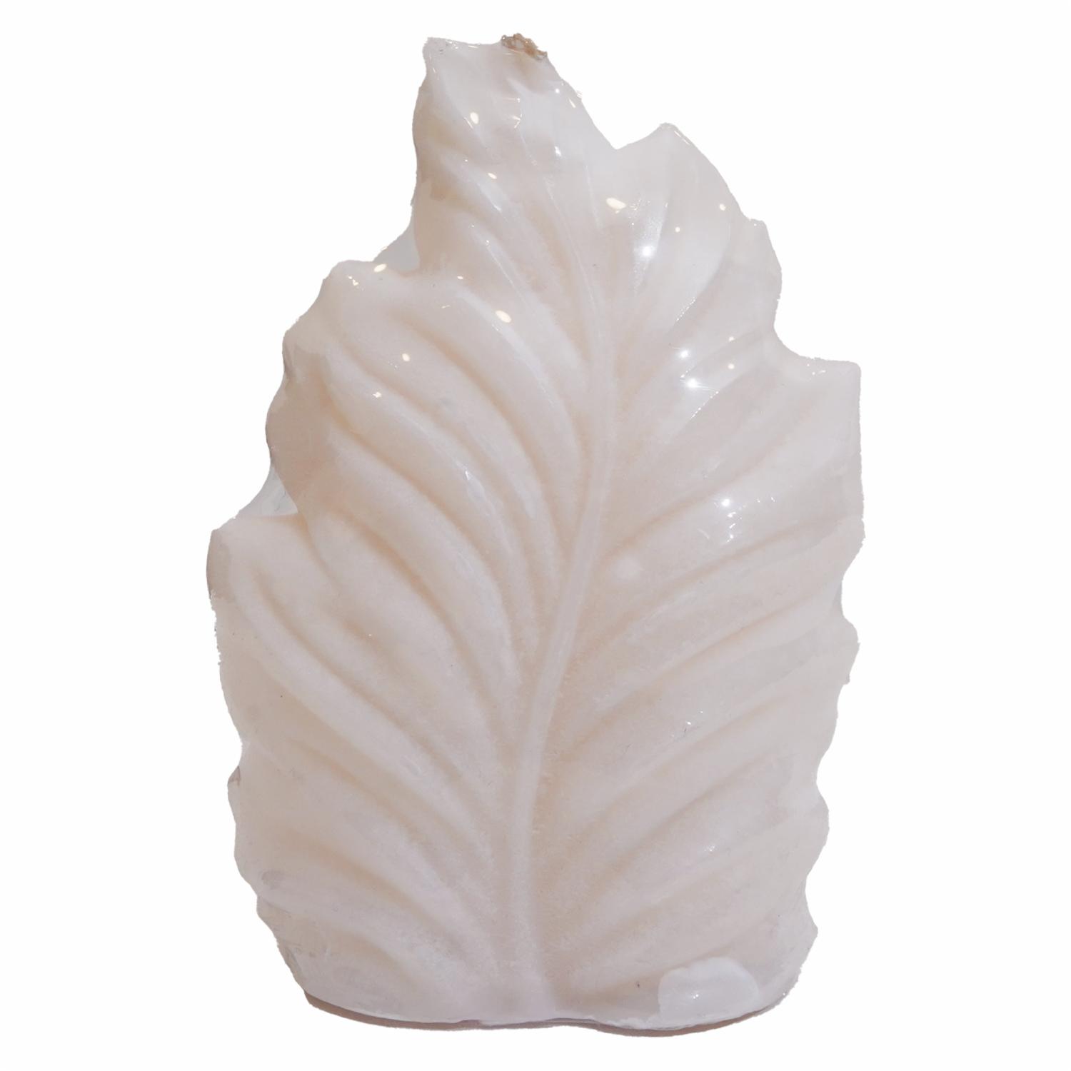 Vela Decorativa Diseño Hoja Beige MAMINA CANDLES Unidad