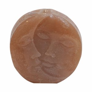 Vela Decorativa Diseño Sol Y Luna Café MAMINA CANDLES Mediana