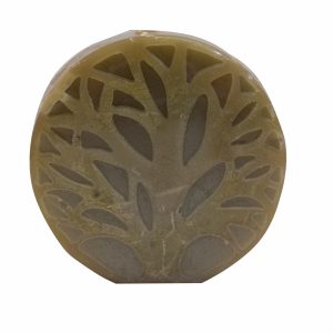 Vela Decorativa Diseño Árbol De La Vida Verde MAMINA CANDLES Mediana