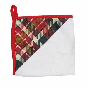 Toalla De Cocina Escoces Rojo GENESIS 37 X 37 Cm