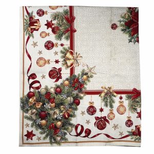 Sobre Mantel Navideño Gobelino Grande GENESIS 140X140 Cm
