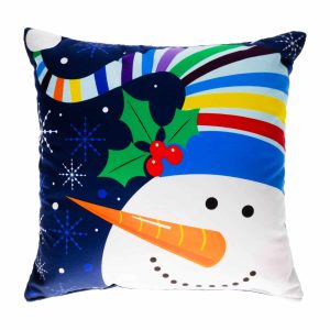 Cojín Navideño Snowman KIKEMAR 45 X 45 Cm