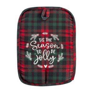 Coge Ollas Escoces Rojo Con Verde KIKEMAR Unidad