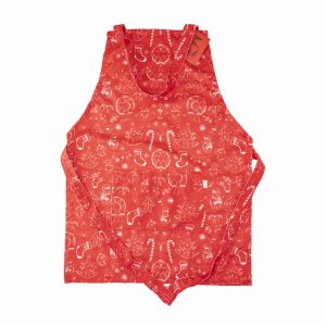 Delantal Vintage Rojo KIKEMAR Unidad