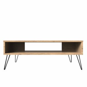 Mesa De Centro Delfos Color Amaranto MUEBLE FÁCIL MDP