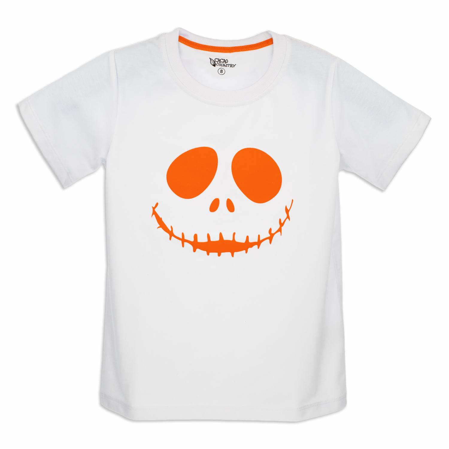 Camiseta Halloween Cara Jack Manga Corta Cuello Redondo CACAO COUNTRY