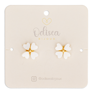 Aretes Celina Blancos ODISEA BIJOUX Unidad