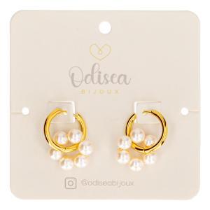 Argollas Lolita Blanco ODISEA BIJOUX Unidad