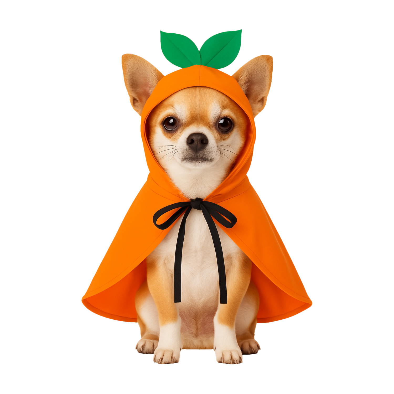 Capa Para Mascota Diseño Calabaza Halloween NENUU Talla Extra Pequeño - Imagen 2