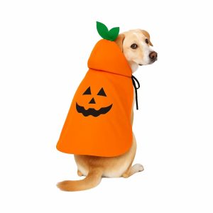 Capa Para Mascota Diseño Calabaza Halloween NENUU Talla Extra Grande
