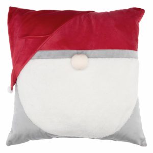 Cojin Navideño Santa Gorro Pompom KÁLIDO 45X45 Cm