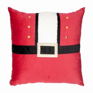 Cojín Navideño Uniforme Santa KÁLIDO 45 Cm