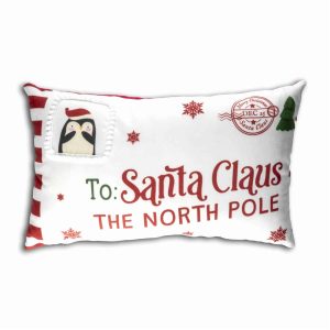 Cojín Lumbar Navidad Carta A Santa KÁLIDO 50 Cm