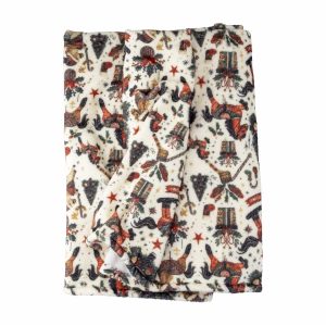 Cobija Navideña Golden KÁLIDO 123 X 78 Cm