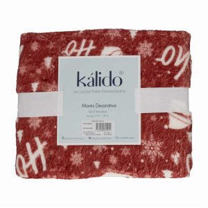 Cobija Navidad Santa KÁLIDO 123 X 78 Cm