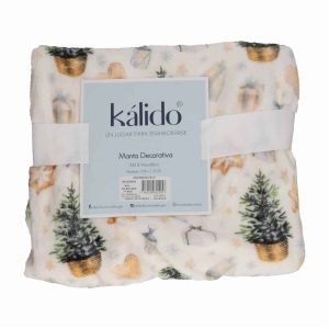 Cobija Navidad Woodland KÁLIDO 123 X 78 Cm