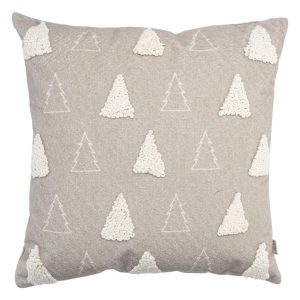 Cojín Navideño Árboles Tufting KÁLIDO 45X45 Cm