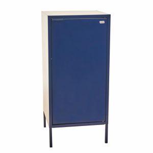 Mueble Alto Smart 1 Puerta 35 cm Azul Mate ITATIAIA Metal