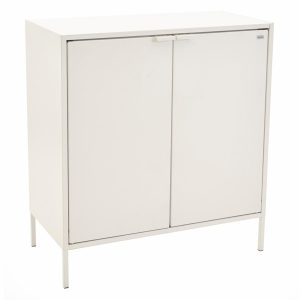 Mueble Alto Smart 2 Puertas 70 cm Blanco Mate ITATIAIA Metal