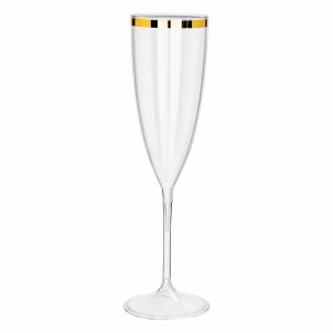 Copa Champagne Plástica Prime Golden NEOPLAS 170 Ml