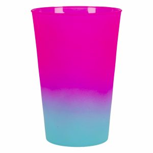 Vaso Plástico Twister Degrade Rosado NEOPLAS 700 Ml