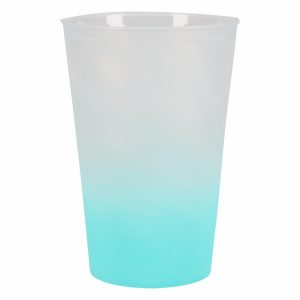 Vaso Plástico Twister Degrade Turquesa NEOPLAS 700 Ml