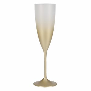 Copa Para Champagne Plástica Prime Dorado NEOPLAS 170 Ml
