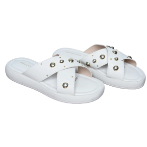 Sandalias Tiras Cruzadas Con Taches Dorados TREND & STYLE Talla 38