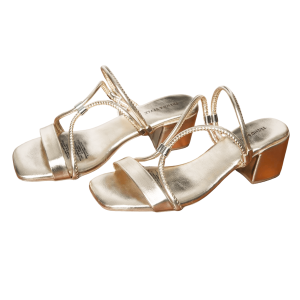Sandalias De Taco 5.5 Con Herraje TREND & STYLE Talla 38