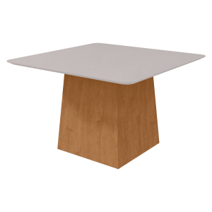 Mesa De Comedor Con Vidrio Nevada 8 Puestos LOPAS MDF Y MDP