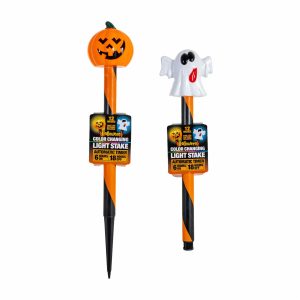 Decoración Spooky Color Light Stakes FREE HOME 1 Uds