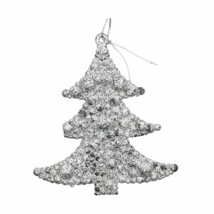 Adorno Colgante Árbol Plata JOY 95 Cm