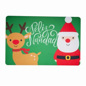 Alfombra Feliz Navidad Santa JOY 57 X 44 Cm