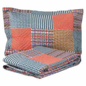 Cubrecama Modelo Patchwork De Colores FREE HOME 2 Plazas
