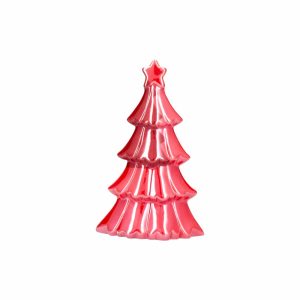 Árbol Navidad Ceramica Rojo JOY 12,6  X  6,5  X  19,8 CM