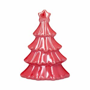 Árbol Navidad Ceramica Rojo Ceramic Tree JOY 9 X 4,7 X 12,4 Cm