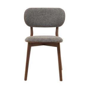 Silla Auxiliar MOBILIA Madera De Caucho Y Textil