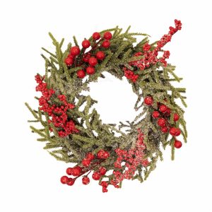 Corona Berry Nevado JOY 30 Cm