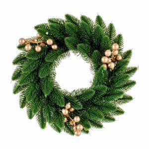 Corona Verde Y Dorado JOY 30 Cm