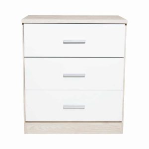 Velador 3 Cajones Couple Blanco FABRIKIT MDF