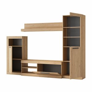 Mueble Para Salón Escena Naturale Pizarra FABRIKIT 4 Módulos