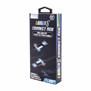 Cable Tipo C Trenzado A Tipo C Rgb PREMIER 6 Pies