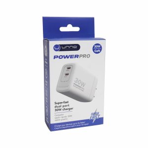 Cargador De Pared Carga Rápida Puerto Dual Tipo C UNNO TEKNO 30 W