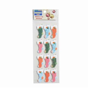 Stickers De Foamy Botas Navideñas BRETINI X 12 Uds