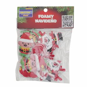 Foamy Navidad Papa Noel Duendes Renos BRETINI X 40