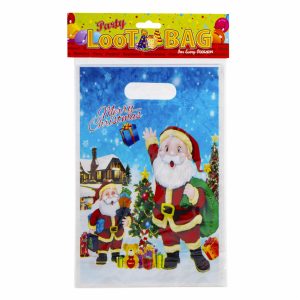 Funda Plástica Para Sorpresas Navideñas 2 Modelos IMPORTADORA CUMPLEAÑOS X 10 Uds