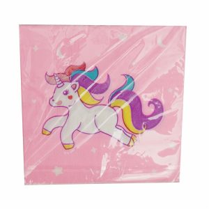 Servilleta Unicornio IMPORTADORA CUMPLEAÑOS X 2 Colores