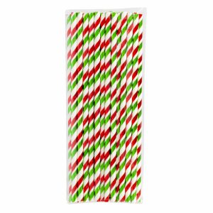 Sorbetes De Papel Navideños Mix Verde Y Rojo IMPORTADORA CUMPLEAÑOS X 25 Uds