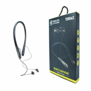 Auriculares Sport Black Bluetooth TERRAX Inalámbricos